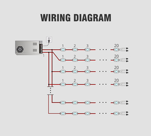 640nm 650nm kırmızı Led modül lamba trafik işareti 12V DC ışık 2W yapışkan bant ile - Product Image 4