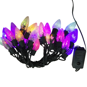Tira de luces UL C9 Multicolor, decoración de vacaciones, superficie, luces navideñas impermeables con 8 funciones de modo, venta al por mayor - Product Image 3
