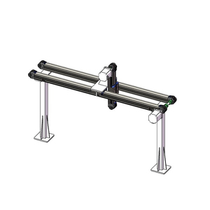 Robot de pórtico de mesa deslizante Xy de 2 ejes Sistema de movimiento lineal horizontal Guías lineales CNC