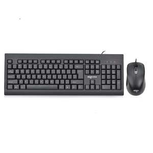 WQ9510 Teclado y ratón de ordenador con cable Juego de teclado y ratón para juegos de oficina de negocios para Windows PC Laptop