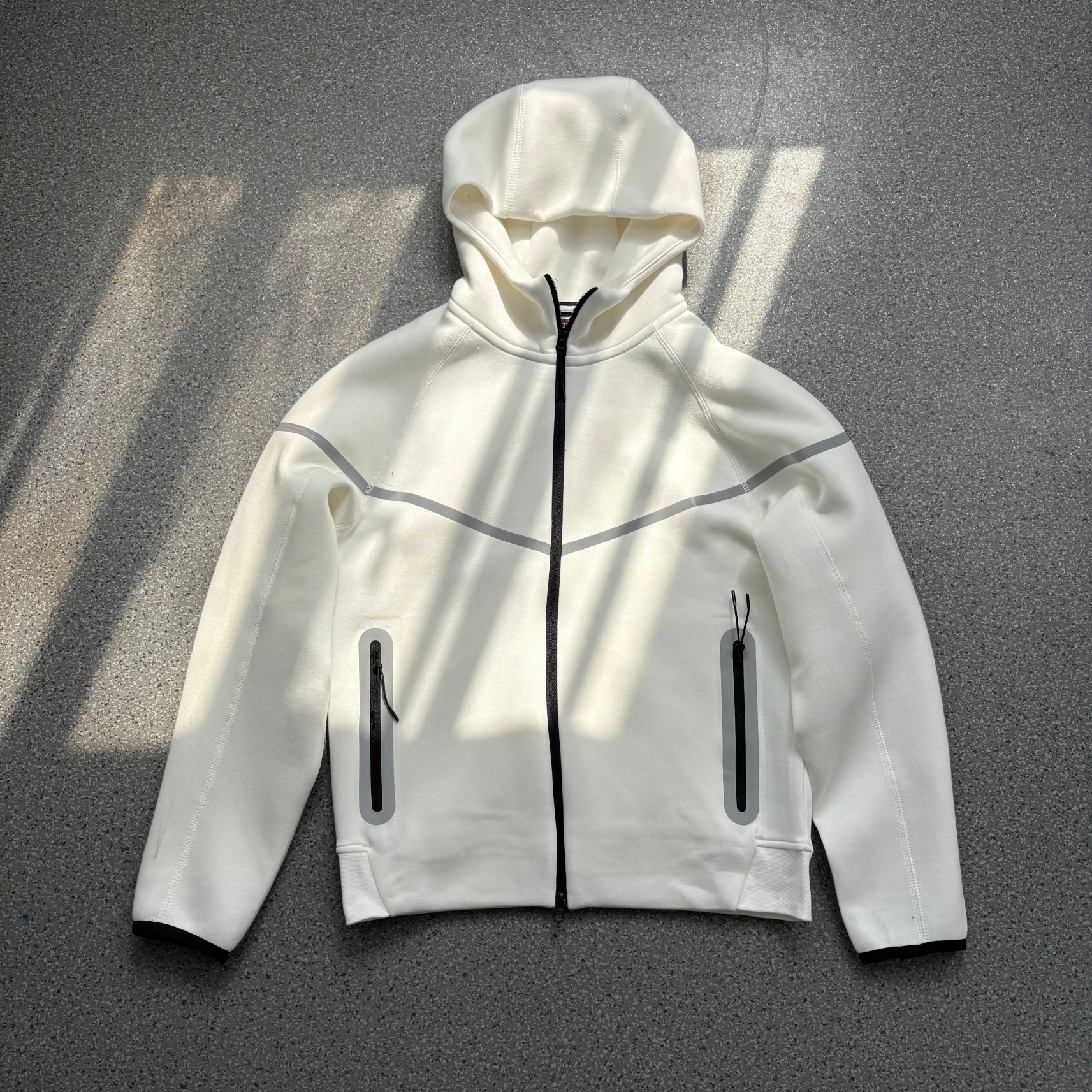 White hoodie