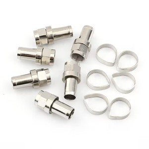 有线电视RG6 RG59 F型电缆智能防水同轴压接压缩RG 6 RG6/RG59电视连接器 - Product Image 6