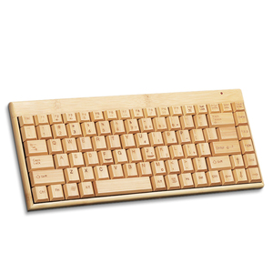 Производитель, 61 Ключ Type-C, Бамбуковая механическая клавиатура, Беспроводная игровая клавиатура для настольного компьютера