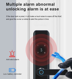 Vendita calda elettronica Tuya senza chiave porta porta numero di blocco tastiera digitale con Password Smart catenaccio da fabbrica di Shenzhen - Product Image 6