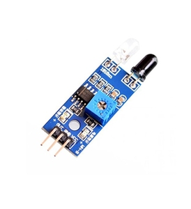Módulo de sensor de evitación de obstáculos de coche inteligente Módulo de tubo infrarrojo Seguimiento de sensor de reflexión fotoeléctrica - Product Image 1
