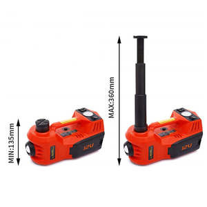 タイヤポンプインフレーター付き12Vポータブルロードサイドレスキュー4in1充電式車用電動油圧ジャッキ