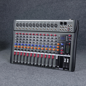 E/CT12 USB 48V Phantom Power DJ <strong>Controller</strong> 12 Channel Mixing Console Studio Audio Mixer for <strong>Computer</strong> Recording Sound <strong>Controller</strong> - Product Image 5