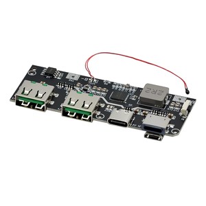 QC4.0 <strong>QC3.0</strong> LED Dual USB 5V 4.5A 22.5W Micro/Type-C USB Mobile <strong>Power</strong> <strong>Bank</strong> 18650 Charging Module Temperature / Circuit Protection - Product Image 1