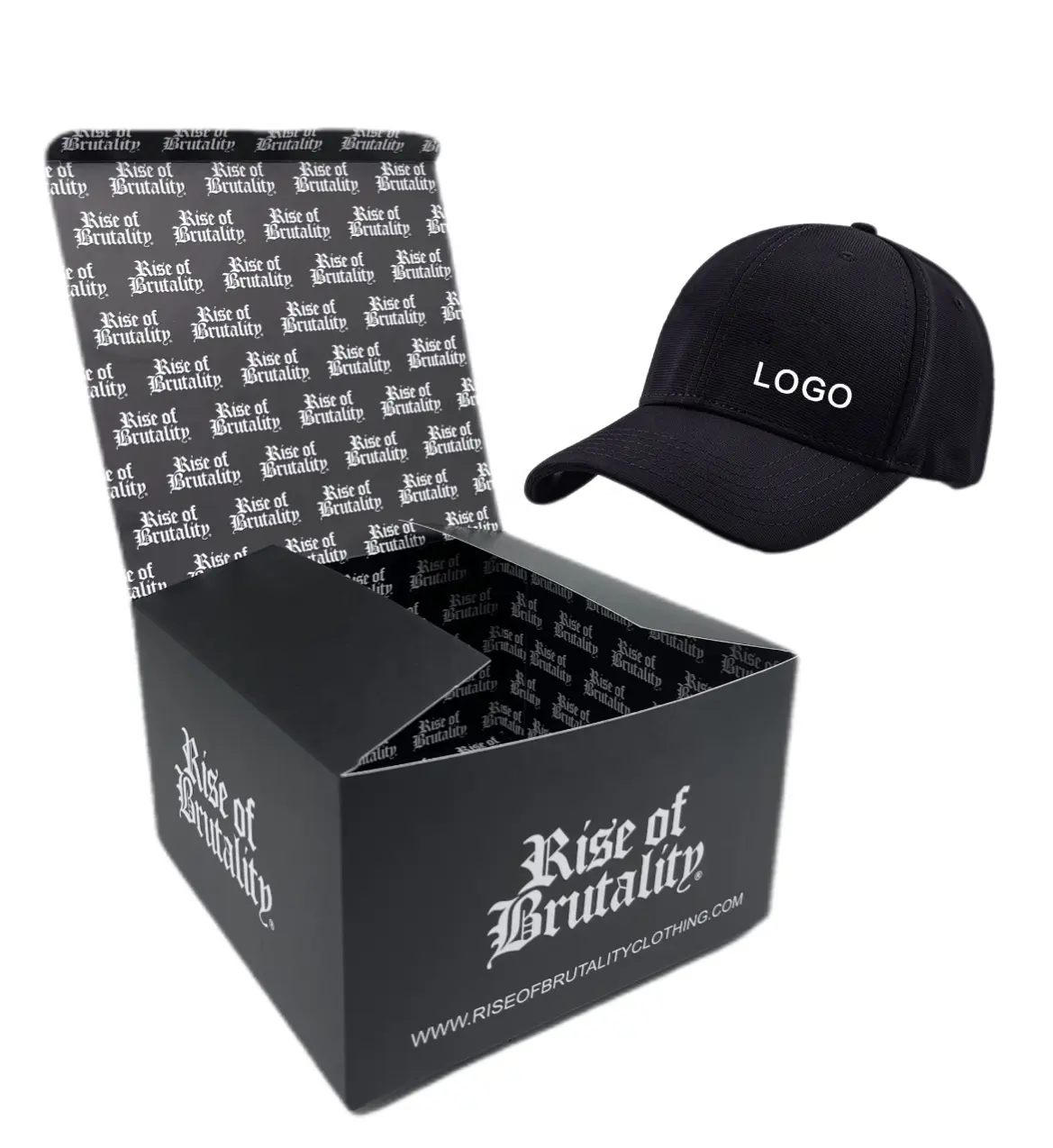 Ot-caja plegable personalizada para gorras, embalaje de cartón para gorras de béisbol