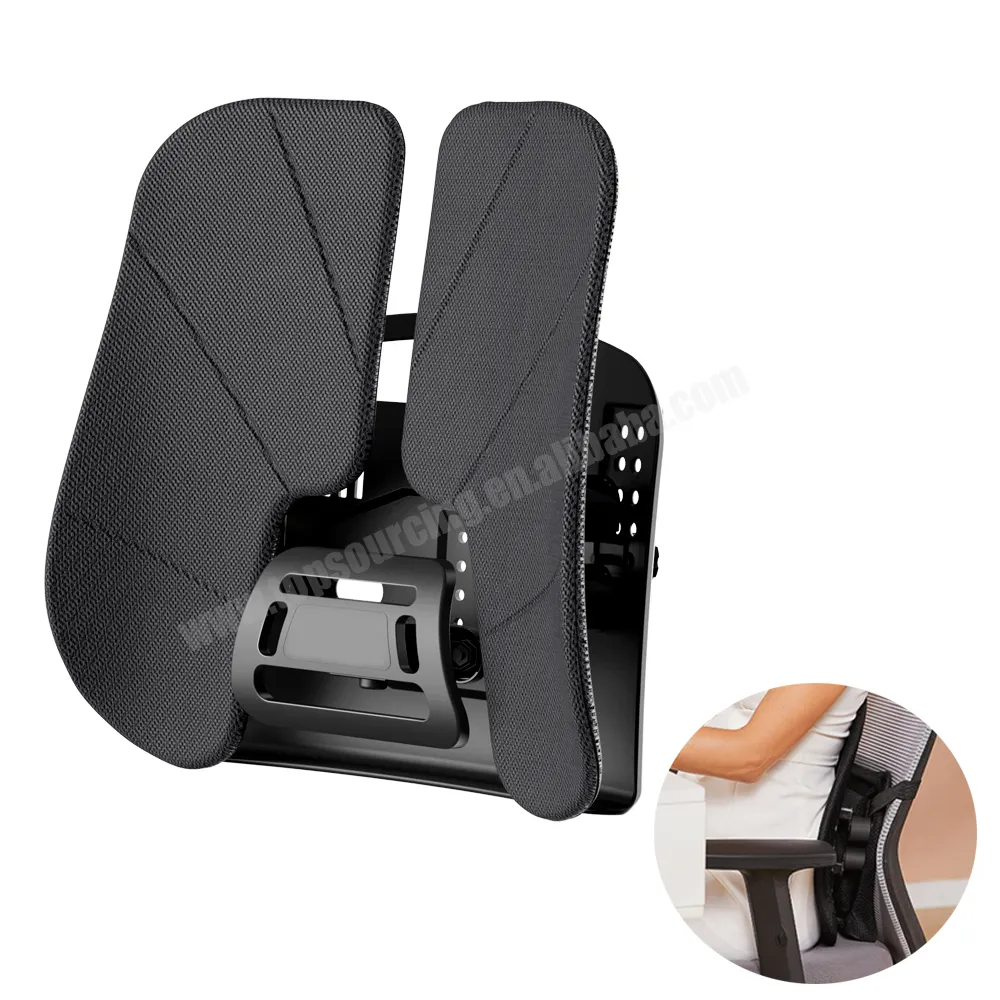 Coussin de soutien lombaire de soutien arrière de voiture Portable pour des voitures de siège orthopédique conçu pour le coussin de soutien lombaire de voiture coussin de taille