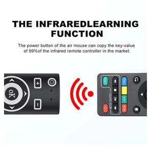 MT3 uzaktan kumanda hava fare IPTV kodu için LED akıllı TV uzaktan kumanda BT sürümü - Product Image 5