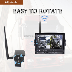 ระบบกล้องมองหลังไร้สาย AHD ขนาด 7 นิ้ว สำหรับรถบัส/รถบรรทุก/VR 2 กล้องหลัง/หน้า ระบบดิจิตอลไร้สาย 2.4G สำหรับรถบรรทุก พร้อมหน้าจอแยก - Product Image 3