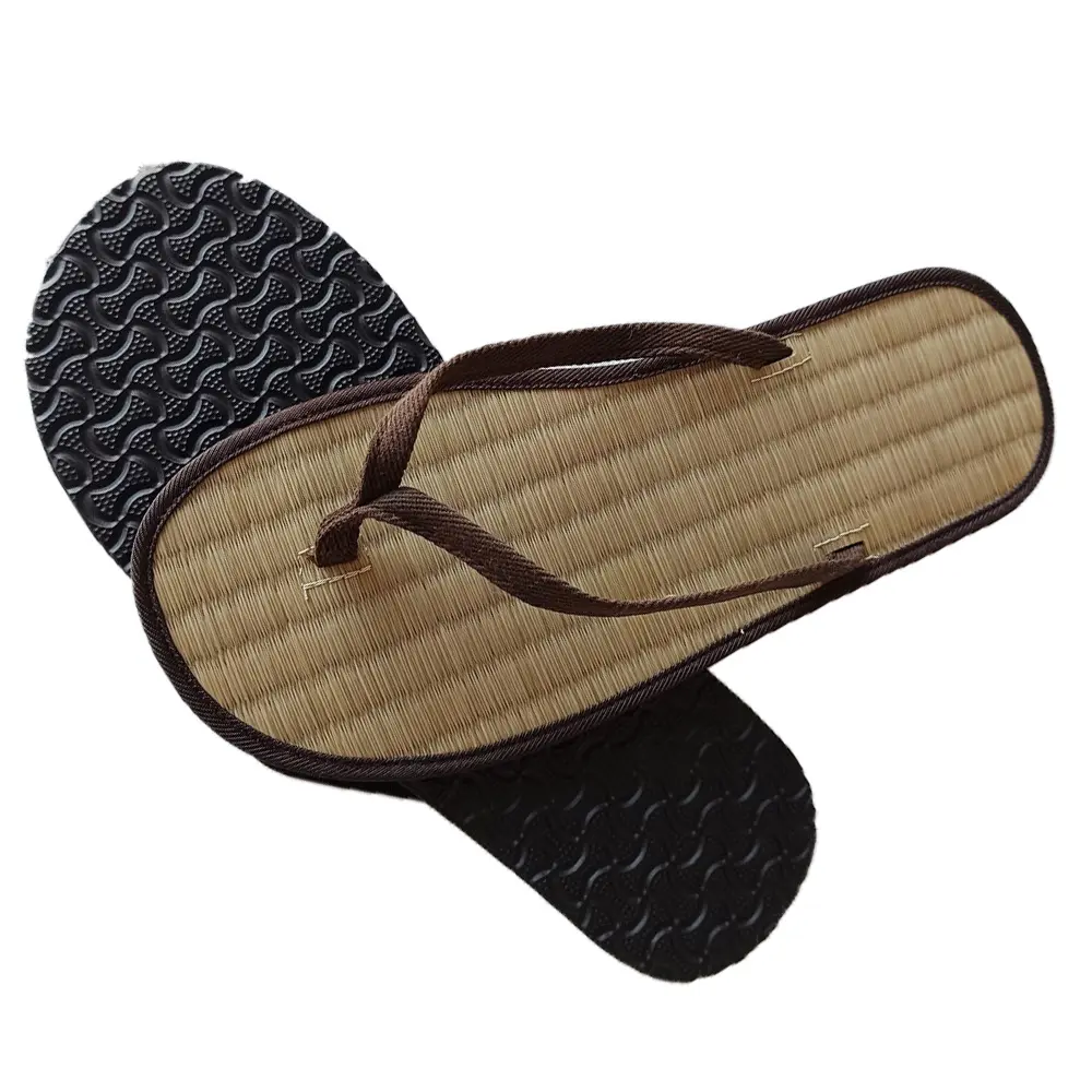 Scarpe infradito per Spa all'ingrosso pantofole di bambù, vendita calda di bambù paglia 2019 per interni con suola Eva + cinturino in pu 7-15 giorni