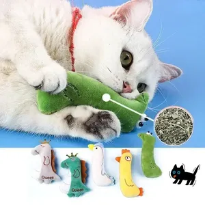 <strong>Catnip</strong> <strong>Cats</strong> Toy with <strong>Catnip</strong> Plush <strong>Cat</strong> Toys for Kitten Teeth Grinding Thumb Pillow Chewing Toy Claws Thumb Bite Pet Accessories