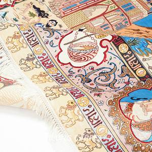 YILONG 6.5 'x 10' de Soie Noué À La Main Tapis Classique Tapisserie Picturale Tapis