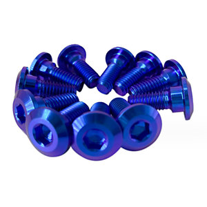 Phần cứng BST-TI hợp kim titan TC4 đĩa bay Torx đầu PVD mạ điện sửa đổi sửa đổi xe máy sửa M5-M10 bu lông - Product Image 6