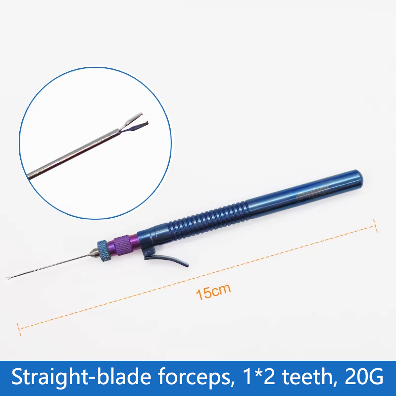 Pinza a membrana dritta T253D 1*2 denti 20G