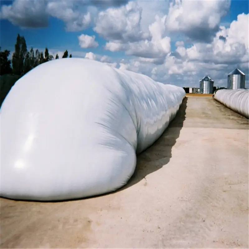Sacos silo de plástico para grão, sacos de armazenamento agrícola pesados de polietileno para grão