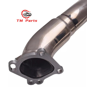 Stainless Steel Down Pipe for <strong>Audi</strong> <strong>S4</strong> <strong>B5</strong> A6 Allroad C5 2.7L K04 RS6 3&quot; 2.5&quot; Exhaust Downpipe for K03 Turbo &amp; Upgrade K04/RS6 - Product Image 5