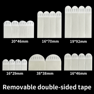 Sujetadores adhesivos de fábrica Correas de gancho y bucle Cuadrados de montaje de etiquetas Cintas de gancho y bucle de forma irregular circular - Product Image 2