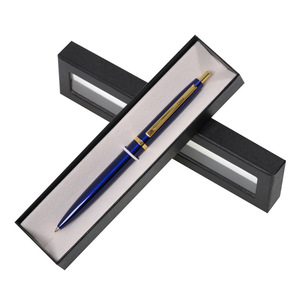 Custodia per penna rettangolare con immagine in Pvc trasparente in Pvc trasparente personalizzata scatola per penna a sfera con Logo stampato