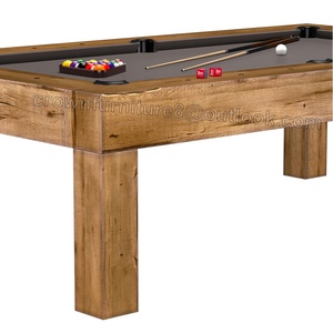 Mesa de billar convertible multifuncional para interior, diseño moderno, 8 pies, 9 pies, para comedor - Product Image 6