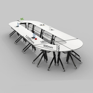 Colori personalizzati struttura stabile in legno massiccio sala conferenze Computer tavolo scrivania da ufficio per centri comunitari - Product Image 6
