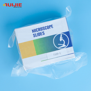 Portaobjetos de microscopio esmerilado de vidrio 7105 de uso de laboratorio de alta calidad - Product Image 1
