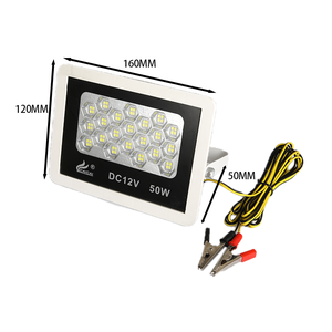 100Wヨウ素タングステンランプ,プラスチックラインクリップ付き12V LED電球ライト倉庫用IP66定格 - Product Image 1
