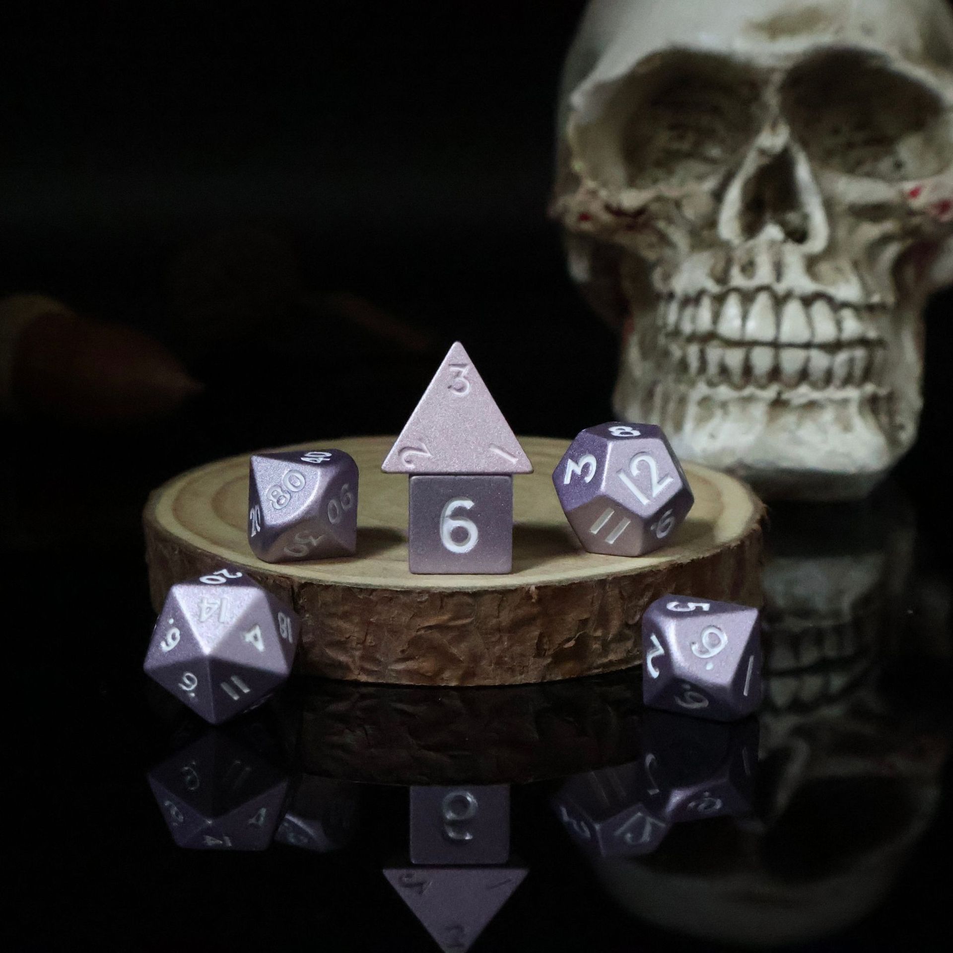 10mm fond violet blanc
