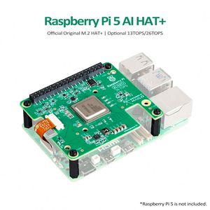 Ufficiale originale Raspberry Pi 5 AI HAT + Hailo8 13top/26top modello opzionale PCIe M.2 HAT + Board per Raspberry Pi 5 - Product Image 2