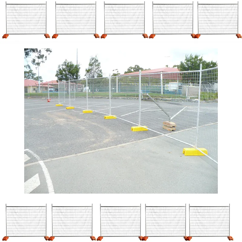 Hot dipped australia temporary fence/electric fence panels for retractable temporary traffic road safety fence