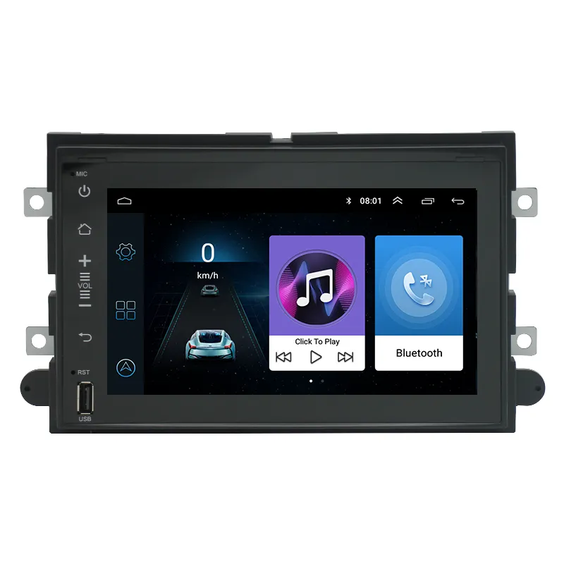 Lettore autoradio Android per Ford F150 F250 F350 500 Explorer Focus Fusion Mustang Edge navigation gps 2din dvd