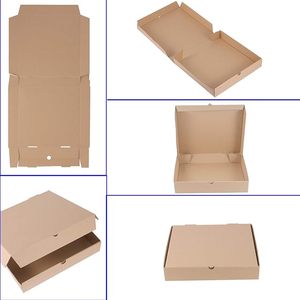 Tek kullanımlık teslimat kare karton Pizza kutuları 1.5 kalın Premium oluklu Pizza kutuları özel Pizza kutuları - Product Image 3