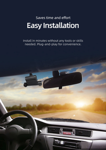 Geniş açı Lens 4G ağ HD 1080P ADAS DMS kamera sürüş kaydedici Dashboard kam park izleme araç güvenlik pano kam - Product Image 6