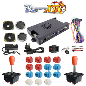 Kit de arcade con joystick de botón LED 14 3390 juegos 3D WiFi familia 2 jugadores kits de consola Arcade - Product Image 4