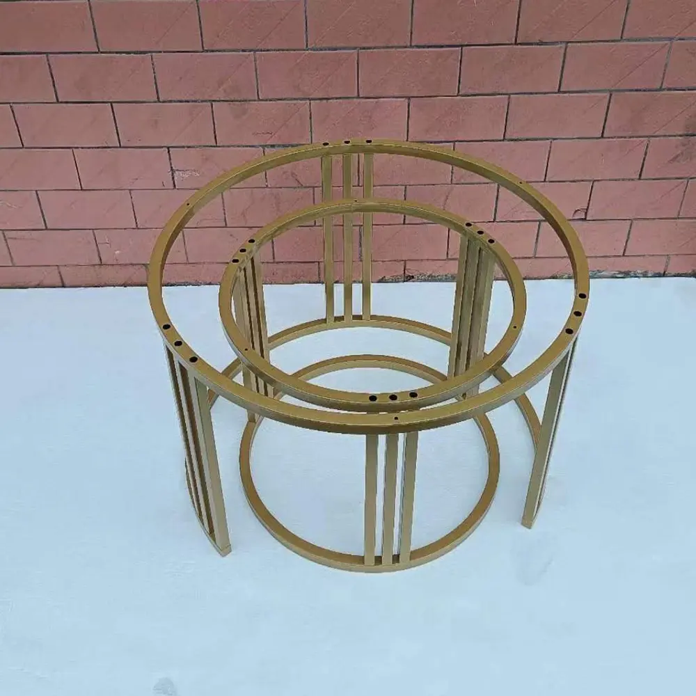 Металлический каркас для мраморного круглого столика набор кофейного столика мраморные золотые ножки