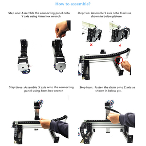 Multi-axis Ball Screw Linear Motion Gantry System XYZ Positioning Stage <strong>Cartesian</strong> <strong>Robot</strong> - Product Image 5