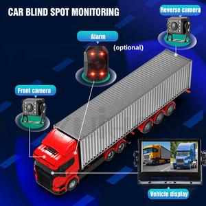 Hot Sale 7\&quot; IPS Screen Digital HD <strong>Backup</strong> <strong>Monitor</strong> Kit IP68 Waterproof <strong>with</strong> 2 Way Night Vision 2 Cameras for Truck/RV/Bus - Product Image 2