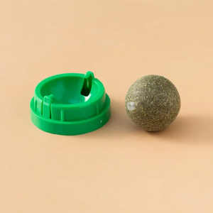 Wall Stick-on Happy Interactive Dientes Limpieza Gato Juguete Mint Catnip Ball para gatos Jugando a masticar - Product Image 4