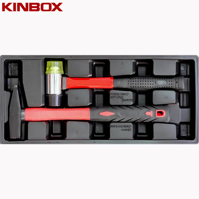 Kinbox BMC Tray Set di utensili manuali articolo TB01M114 Set di martelli