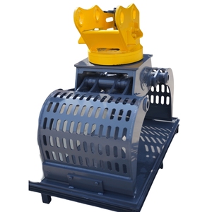 2024 nuova presa universale dell'escavatore di progettazione per lo scarico del carbone con ingranaggio del motore di base per la gestione dei rifiuti di legno da costruzione - Product Image 4