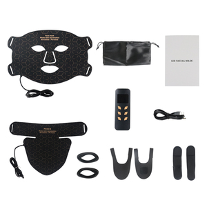 660nm Led maske yüz ışık tedavisi 4 renkli LED ışıklar foton yakın kızılötesi mavi led maske yüz silikon kırmızı kızılötesi - Product Image 4
