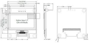 Auf Lager! 1,3 "Zoll 128 X64 I2C IIC Serielles OLED LCD LED-Anzeige modul für Arduino White High Quality