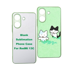 เคสโทรศัพท์เปล่าพิมพ์ซับลิเมชันทำจากยาง2D ยอดนิยมมีหลายสีสำหรับ Redmi 13C Note 12สำหรับ Sumsang A53 A52 - Product Image 1