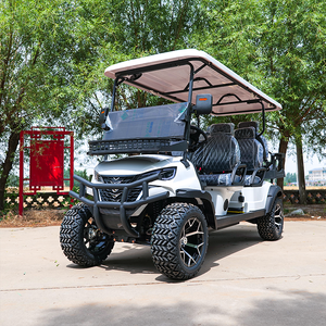 Tiện ích và chất lượng tốt Xe golf 6 chỗ ngồi 48 Volt Xe golf điện với ghế có thể gập lại và giỏ đá cho sân golf - Product Image 2