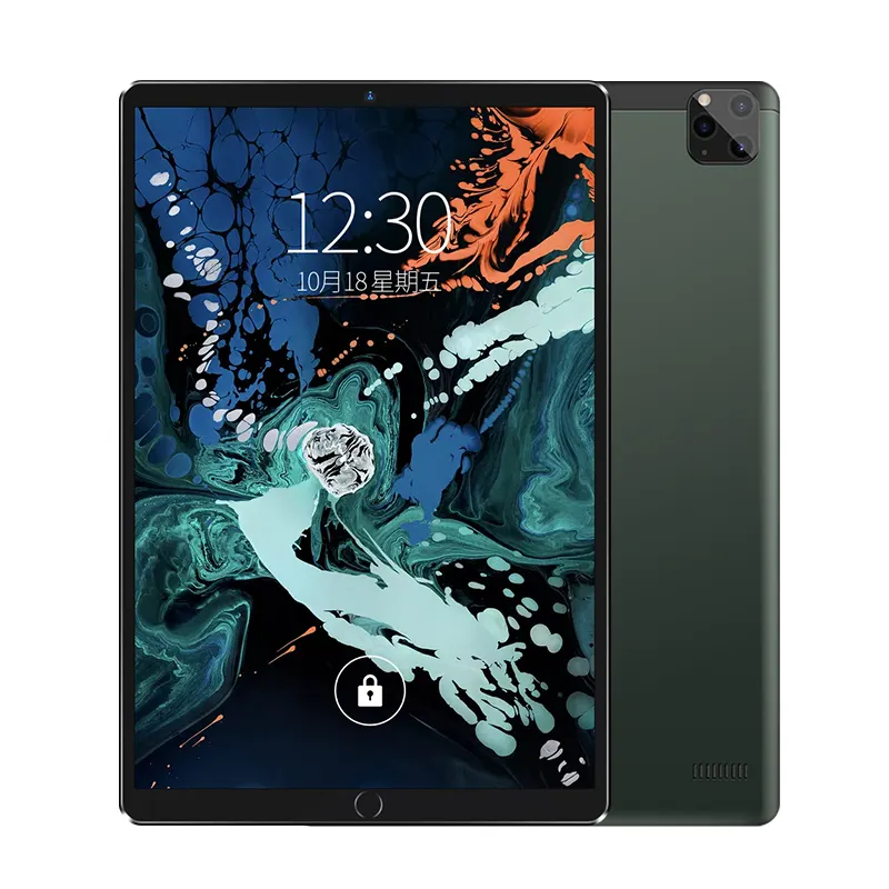 8 inç Tablet Android Wifi Sim kart 4g telefon görüşmesi iş Tablet çocuklar için 10.1 inç 4GB + 64GB Tablette Android 12