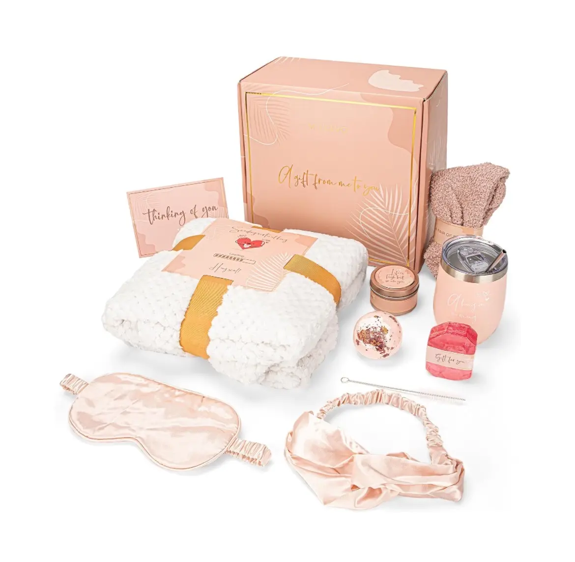 Werbeartikel neu 2024 Valentinstag Geschenkbox-Set Hochzeitstag bald gesund werden für Damen Souvenir duftender Artikel Selbstpflege-Box