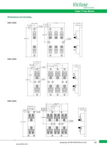 厂家直销300V AC/ 600V AC保险丝座Din导轨安装T类保险丝座