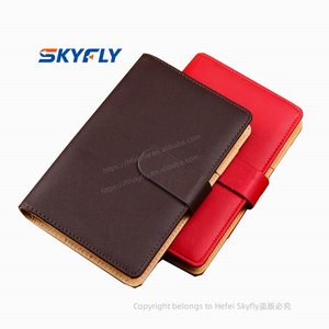Venta al por mayor personalizado A5 con correa elástica PU diario cuaderno impreso marca Logo diario Bloc cuaderno de notas de cuero PU